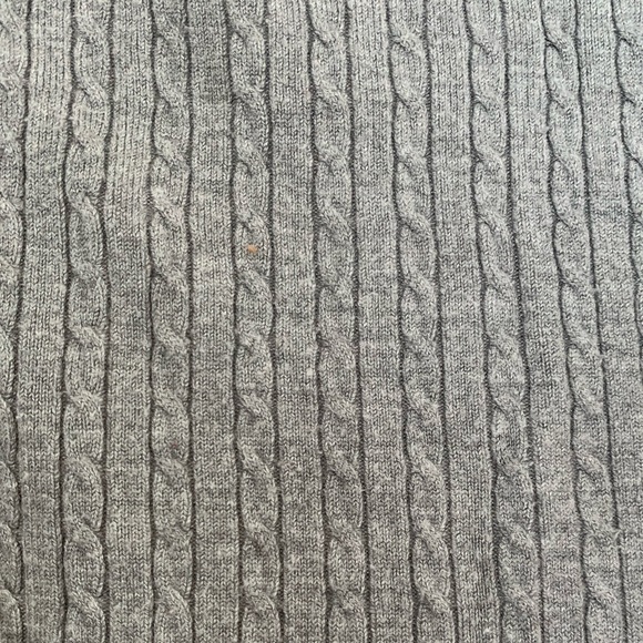 Tommy hilfiger gray knit long sleeve - Picture 7 of 7